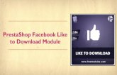 PrestaShop Facebook Like to Download Module