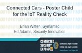Connected Cars - Poster Child for the IoT Reality Check
