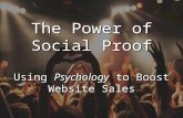 The power of social proof