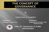 The Concept of Governance