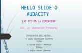 Hello slide o audacity