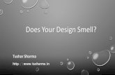 Does your design smell  - Tushar Sharma