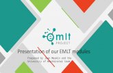 EMLT Meeting 4 - 9