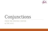 Conjunctions Presentation JTCC