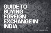 Guide to buying Foreign Exchange in India - ExTravelMoney.com