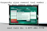 Kaspersky Virus Removal Tool 1-877-402-7778, Tech Support Number