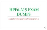 HP HPE6-A15 Exam Dumps