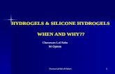 Hydrogels and silicone hydrogels