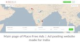 Post free Ads in India on placefreeads.in | Ad posting website made for India