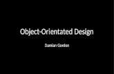 Object-Orientated Design