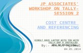 Workshop on tally- Cost Centre