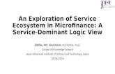 An Exploration of Service Ecosystems in Microfinance: A Service Dominant Logic View