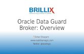 Introduction to Oracle Data Guard Broker