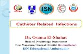 Catheter related _infections .. dr Osama Elshahat