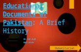 National Education Policies of Pakistan