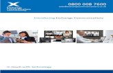 Introducing Exchange Communications Brochure - Final Version 2016