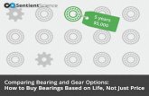 Comparing Bearing and Gear Options: How to Buy Bearings Based on Life, Not Just Price