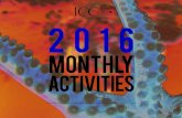 2016 ICC Hawaii Monthly Activities