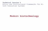 Modern biotechnology Dr Nataporn Chanvarasuth