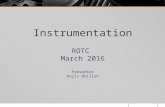 Instrumentation - ROTC March 2016