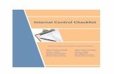 Office of Internal Control Checklist