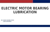 Electric motor bearing lubrication by aung