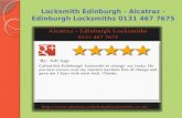 Locksmiths Edinburgh - Alcatraz - Edinburgh Locksmiths 0131 467 7675