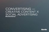 Presentation Webinar Convertising: Creative Content X Social Advertising