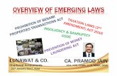Overview   of Emerging Laws - PBPT, PMLA, IBC
