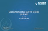 Electrochromic Glass and Film Markets  2016-2023 Slides