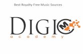 Best Royalty Free Music Sources