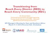 Transitioning from reach every district to reach every community