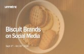 Social Media Report  - Biscuits (India) September - October 2016