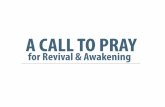 A Call to Pray for Revival and Awakening