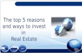 Top 5 Reasons And Ways To Invest In Real Estate | Remona jabar