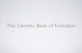 Week 5   genetic basis of evolution