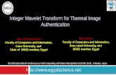 Integer Wavelet Transform for Thermal Image Authentication