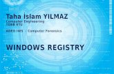 Windows registry forensics