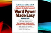Word Power Made Easy Book Review