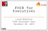 FHIR for Executives by Lloyd McKenzie