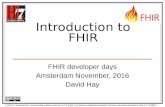 Devdays introduction to fhir