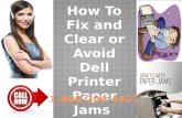 Call 1 800-204-4427 fix dell printer paper jams issue with easy step