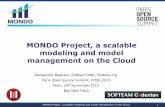 MONDO Project, a scalable modeling and model management on the Cloud  - Paris  Open Source Summit - OSSPARIS15  - alessandra Bagnato
