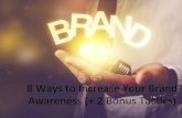 10 Ways to Increase Brand Awareness