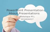 Power point presentation about presentations