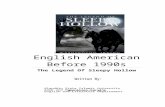 English American Before 1990s