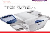 Xerox DocuColor 242/252/260 Evaluator Guide