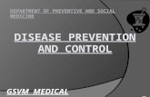 disease prevention and control