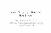 New signup guide regainhealth with moringo final