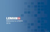 Leman Presentation 2016